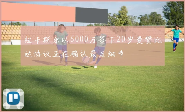 纽卡斯尔以6000万签下20岁曼赞比达协议正在确认最后细节